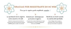 Gracias por registrarte en mi web