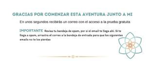 GRACIAS PRIMER PASO ACCESO PRUEBA GRATUITA FEMME