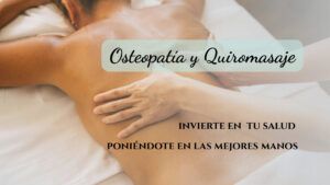 osteopatía y quiromasaje