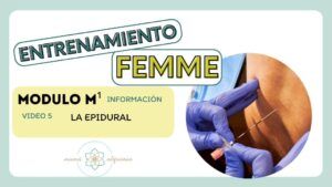 Modulo M1. La epidural
